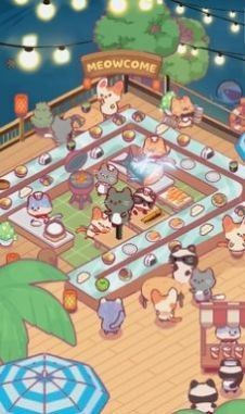 猫猫空闲餐厅小游戏免费图1
