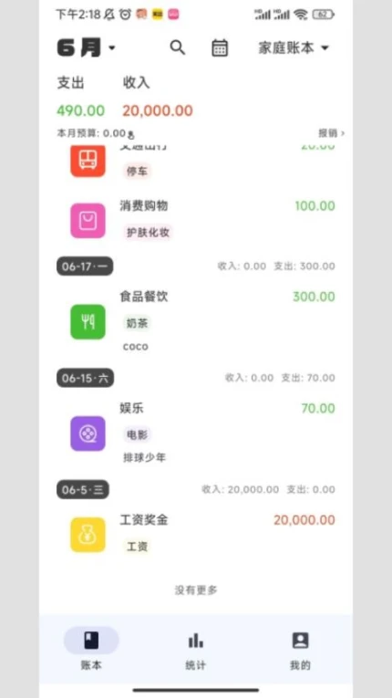 数据分析界面